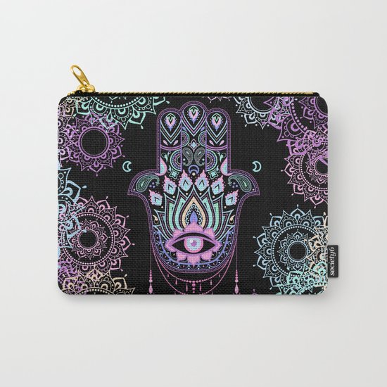 Pastel Hamsa amulet Carry-All Pouch