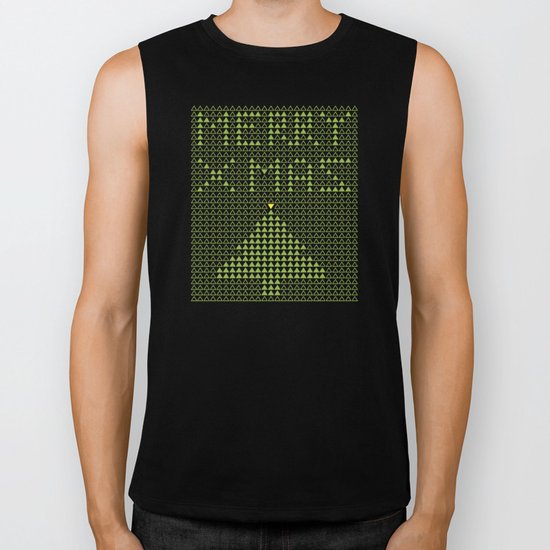 triangular wishes Biker Tank