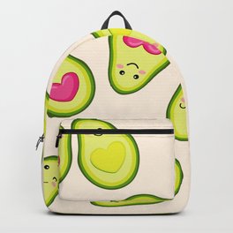 Avocado love seamless pattern Backpack | Valentinesbackdrop, Avocado, Fabricprinting, Cute, Valentinesday, Doodleavocado, Avocadolove, Love, Patternfill, Customfabric 