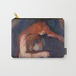 Vampire by Edvard Munch (1895) Carry-All Pouch | Old, Painting, Antique, Oil, History, Munch, Vintage, 1895, Edvard, Vampire 