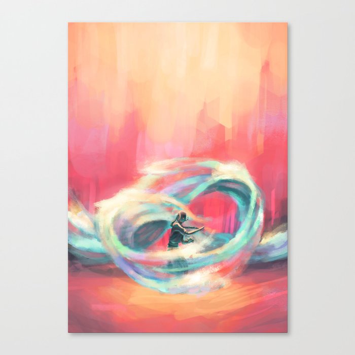 Waterbender Canvas Print