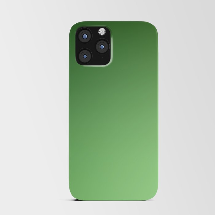 4 Green Gradient Background 220713 Valourine Digital Design iPhone Card Case