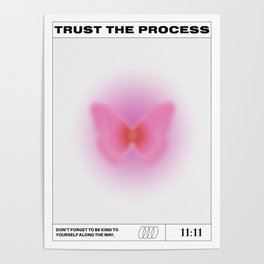 Trust The Process Poster Poster