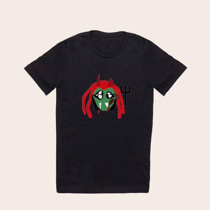 Graphic T Shirt Graphic T Shirt King Vamp Carti by Street Hype Lab Black Large Classic T shirts Full Front Graphic Society6