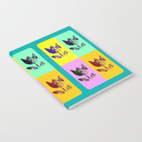Multi Flower Notebook