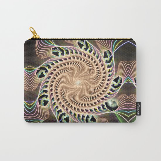 Groovy Vortex Abstract Carry-All Pouch