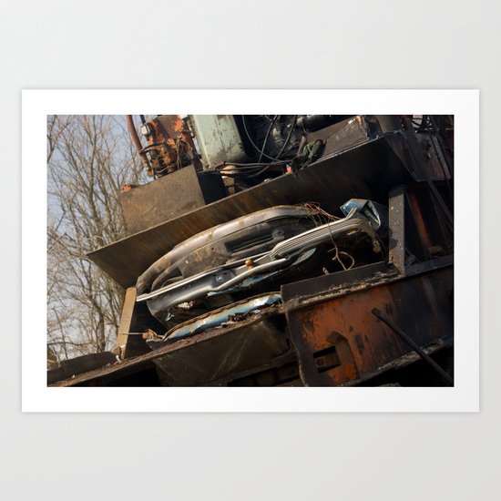 Squish Art Print