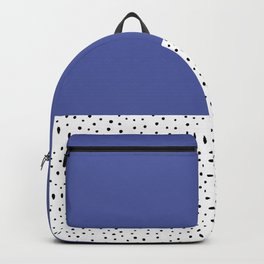 Very Peri + Polka Dots  Backpack