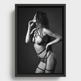 Very beautiful nude woman Framed Canvas