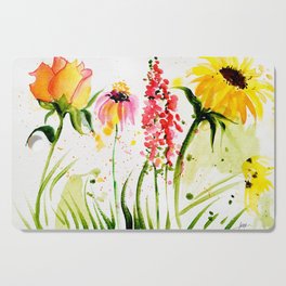 flower field Cutting Board