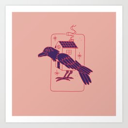 HOME AWAY FROM HERE Art Print | Poetry, Ink Pen, Away, Bird, Digital, Travel, Drawing, Curated, Leave, Home 