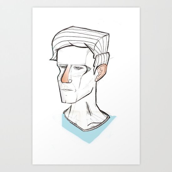 Tired Art Print