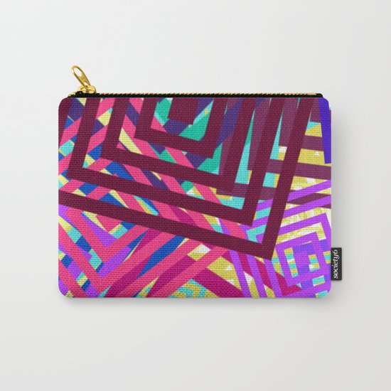Abstract Geometrics Carry-All Pouch