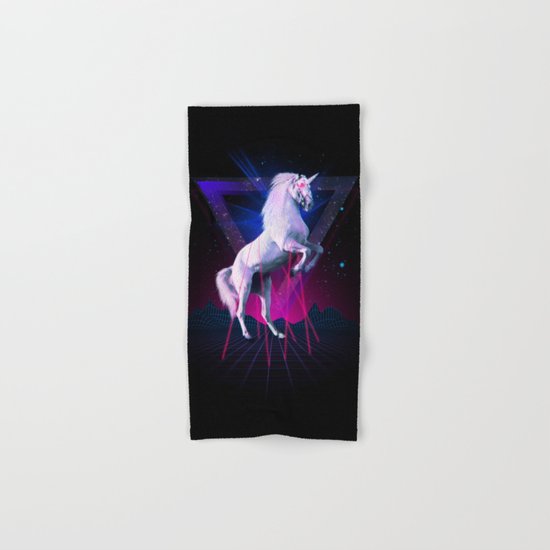 The last laser unicorn Hand & Bath Towel