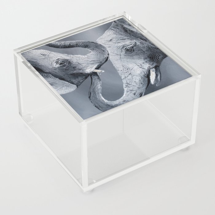 Gentle elephants Acrylic Box