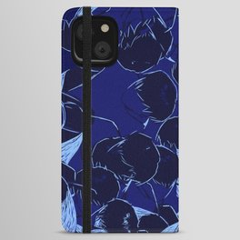 blue side iPhone Wallet Case