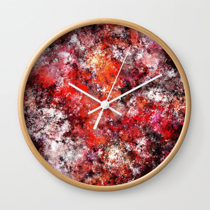 The red sea foam Wall Clock