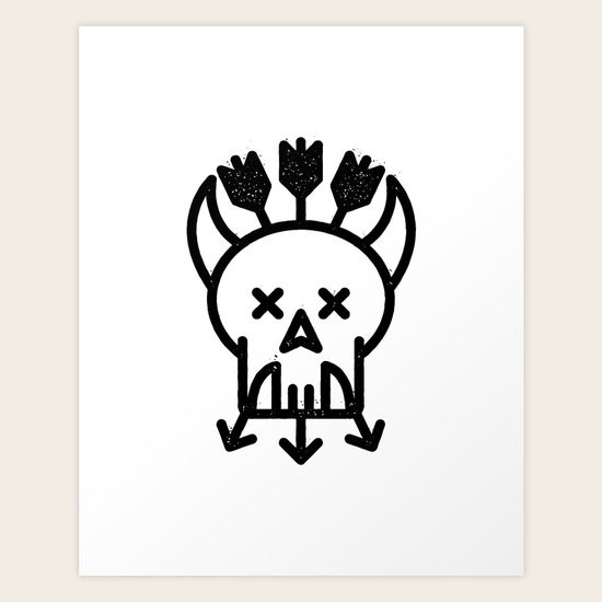DEAD TROLL Art Print