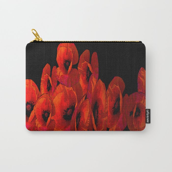 ELEVEN RED POPPIES Carry-All Pouch