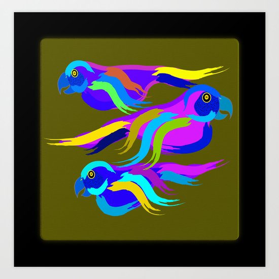 Araras Art Print
