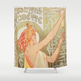 Absinthe Shower Curtain