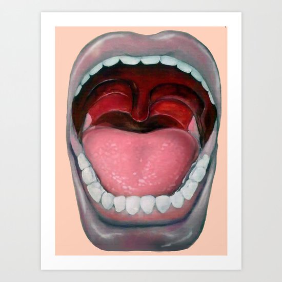 Say AAAH!! Art Print