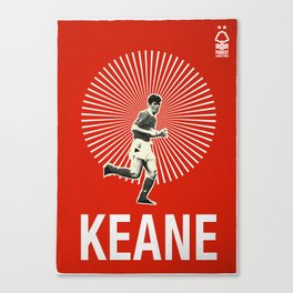 Nottingham Forest Legends Series: Roy Keane Graphic Poster Canvas Print
