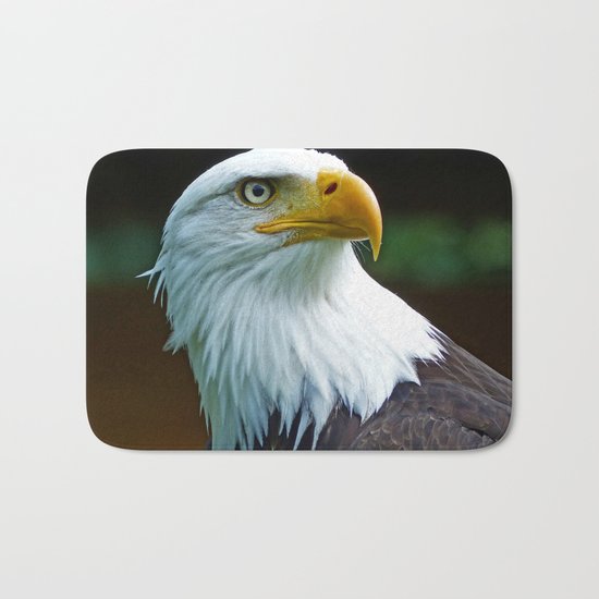 American Bald Eagle Head Bath Mat