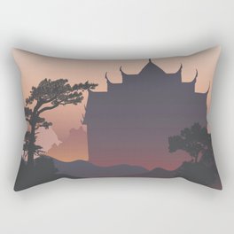 Wat Benjamabhopit Silhouette Rectangular Pillow