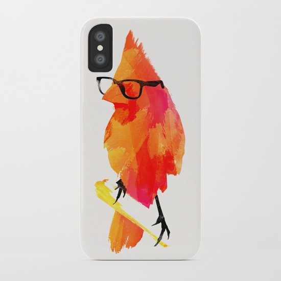 Punk bird iPhone Case