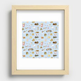 Guinea Pig Party! - Cavy Cuddles and Rodent Romance Recessed Framed Print