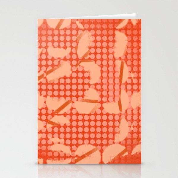 Red spots Stationery Cards