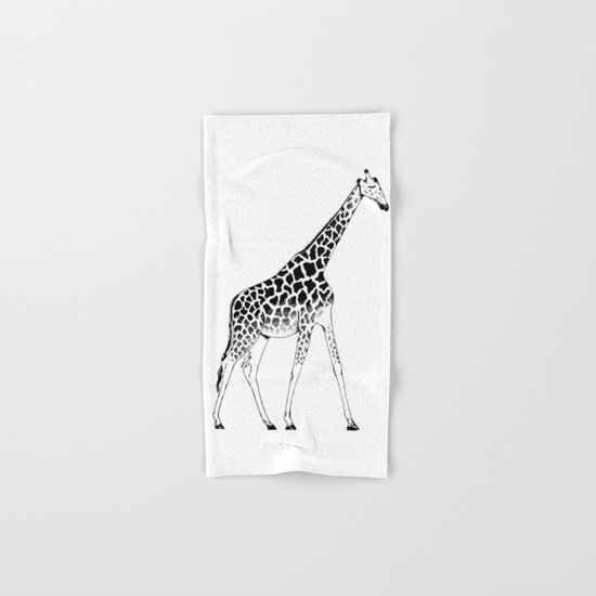 Lone Giraffe Hand & Bath Towel