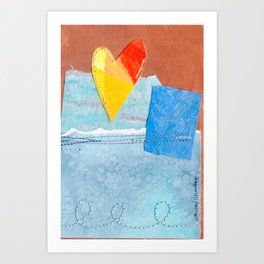 Love on the Water Art Print