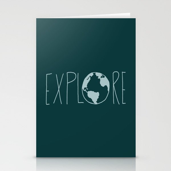 Explore the Globe x Marine Stationery Cards