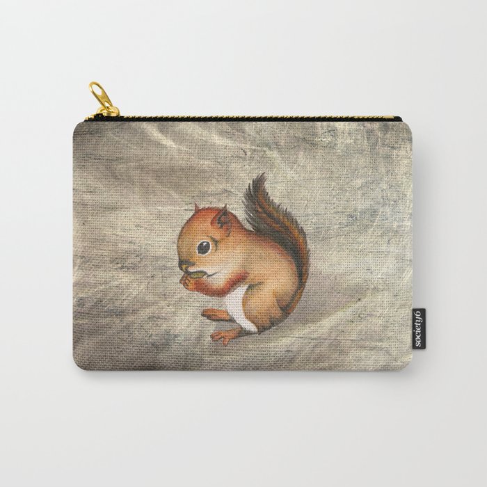 Sciurus (Baby Squirrel) Carry-All Pouch