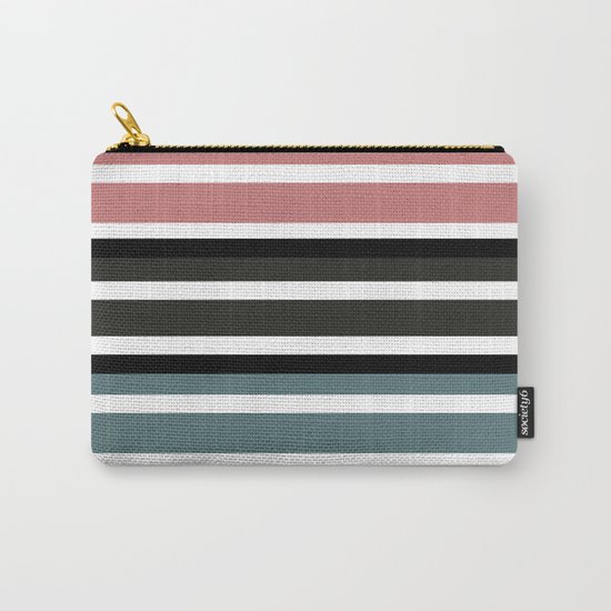 Simple colorful striped pattern . 3 Carry-All Pouch