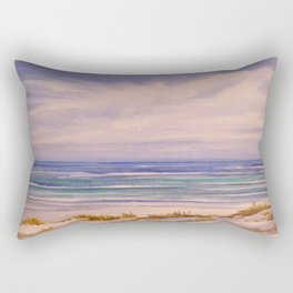 Water's Edge Seascape Rectangular Pillow