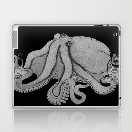 Lantern Carrier Octopus Laptop & iPad Skin