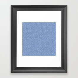 Light Blue Glitter Framed Art Print