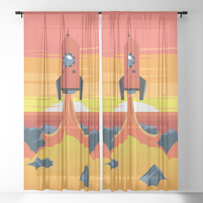 Rocket Sheer Curtain