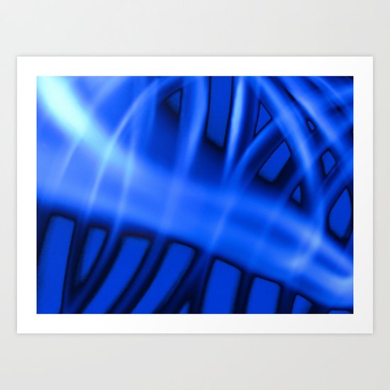 Nothing But Blue #3 Art Print
