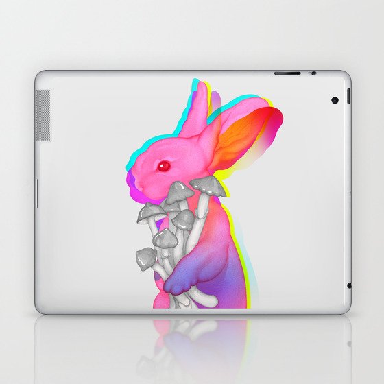 Psilocybin Rabbit Laptop & iPad Skin