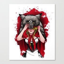 Little Red Riding Hood Canvas Print