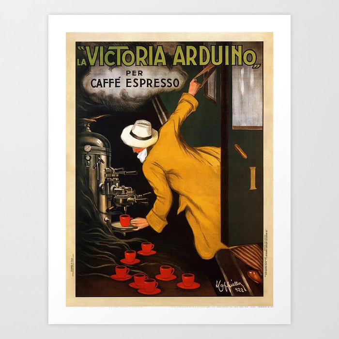 Vintage poster - Vitctoria Arduino Art Print