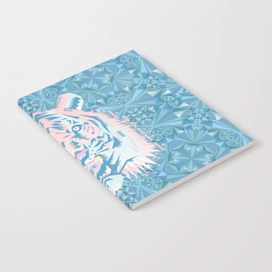 Pastel Quartz Tiger Notebook