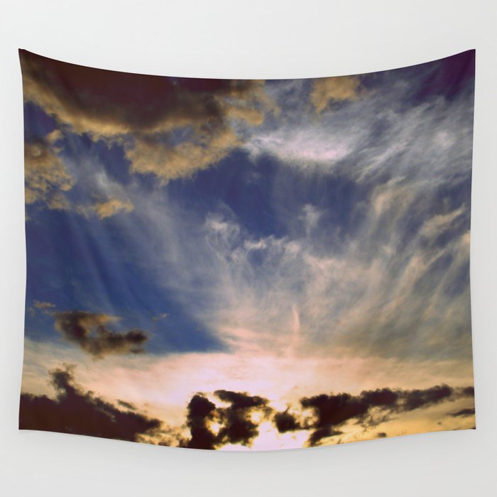 Mystic sunset Wall Tapestry