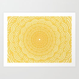 skovl Bonus Stædig Golden-mandala Art Prints to Match Any Home's Decor | Society6