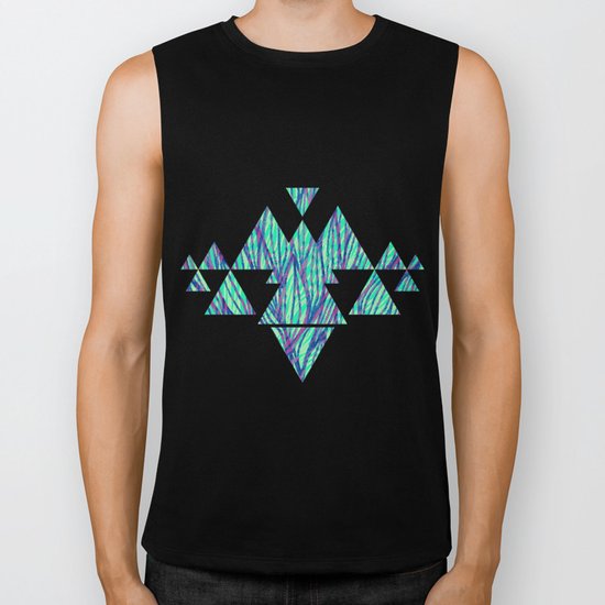 Natural leaves Biker Tank