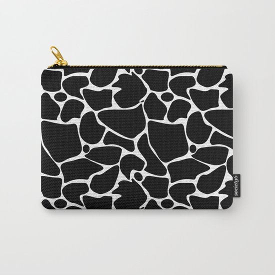 Black and white abstract pattern . Carry-All Pouch